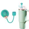 Dustproof Drinking Straw Caps Plug Reusable Straw Tip Lid Dustproof Plugs Cover Hat Shape Silicone Straw Cover Caps