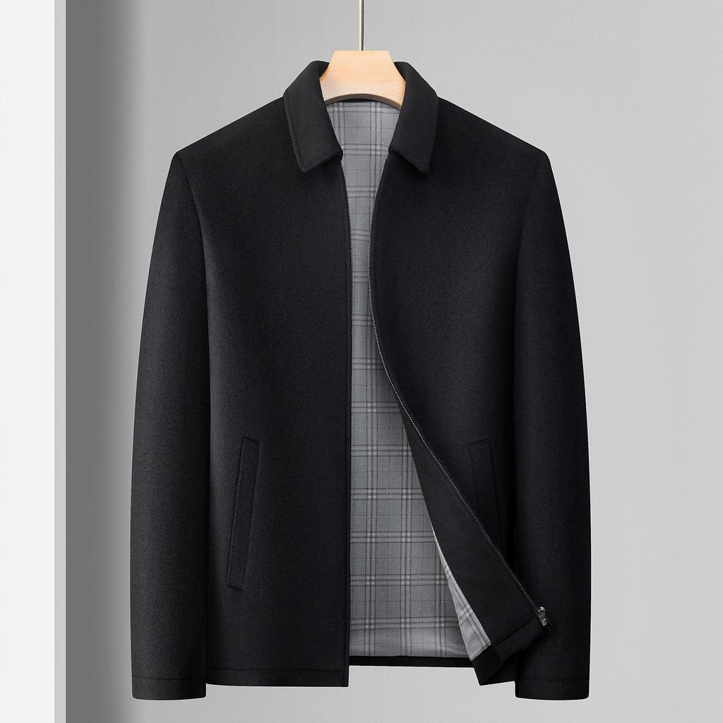 2025 Men's High-End Wool Lapel Jacket - Autumn/Winter Bestseller
