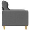 Vidaxl 2-Seater Sofa, Dark Grey, 120 Cm, Upholstered In Fabric
