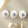 Rotating Suction Cup HookNo Need To Drill Holes Clothes HookNo Marks Strong Adhesion