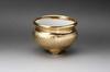 Ceramic Arte (Ceramic Arte) Buddhist Altarware - Gold Arabesque Pattern [Incense Burner 3.0 inch / Genuine Gold Finish / Made in Japan] Diameter 9 x H