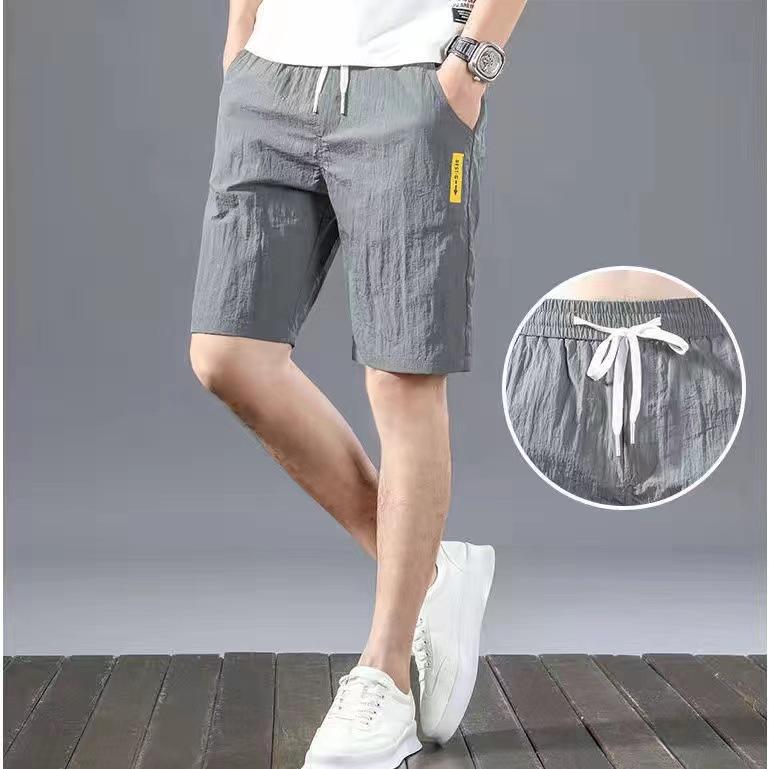 Calças de Trabalho Masculinas Ultraleves e Respiráveis de Seda Gelo – Duráveis, Ajuste Solto, Ideais para Canteiros de Obras Sujos