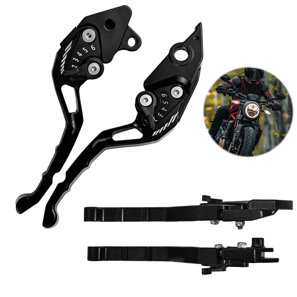 Motorcycle Brake Clutch Lever Handle Grip CNC Aluminum Alloy Adjustable Handle Set Clutch Levers Motorcycle Accessories