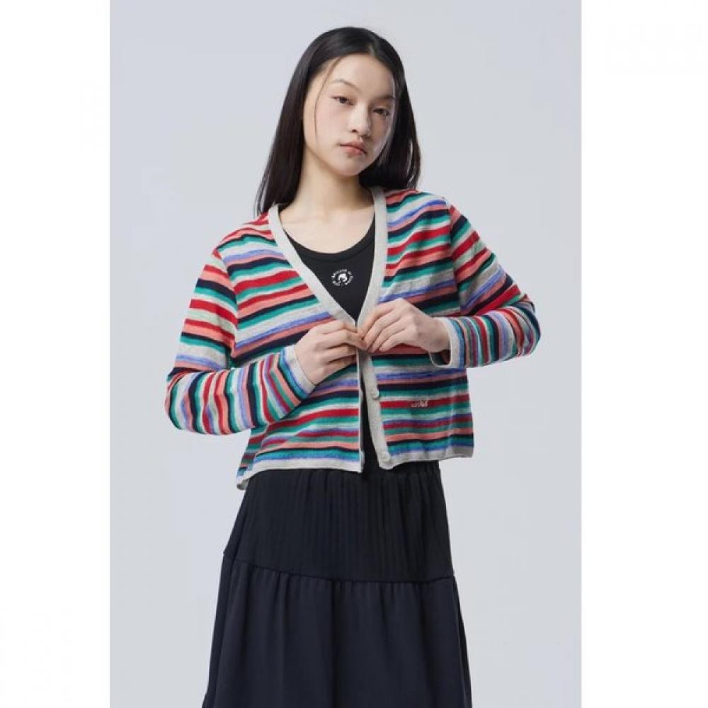 Benetton Multi Stripe Cardigan Bakc50631mu MU (multi)/OS