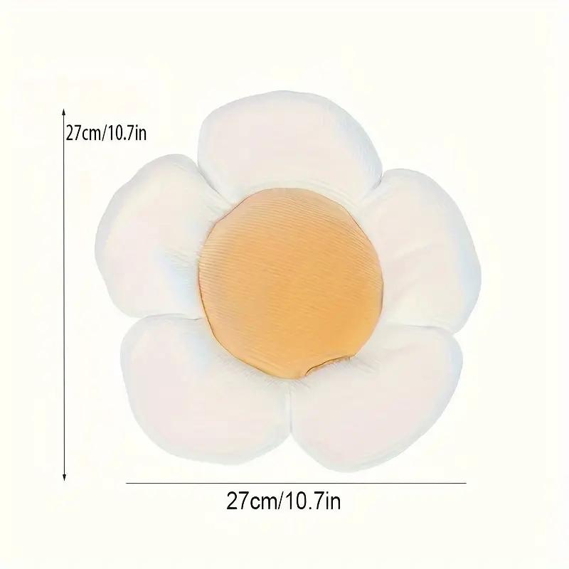 1pc Cute Car Neck Pillow Cartoon Design Sunflower Car Headrest Simple Cute Interior Accessories Creative Gift for Girls