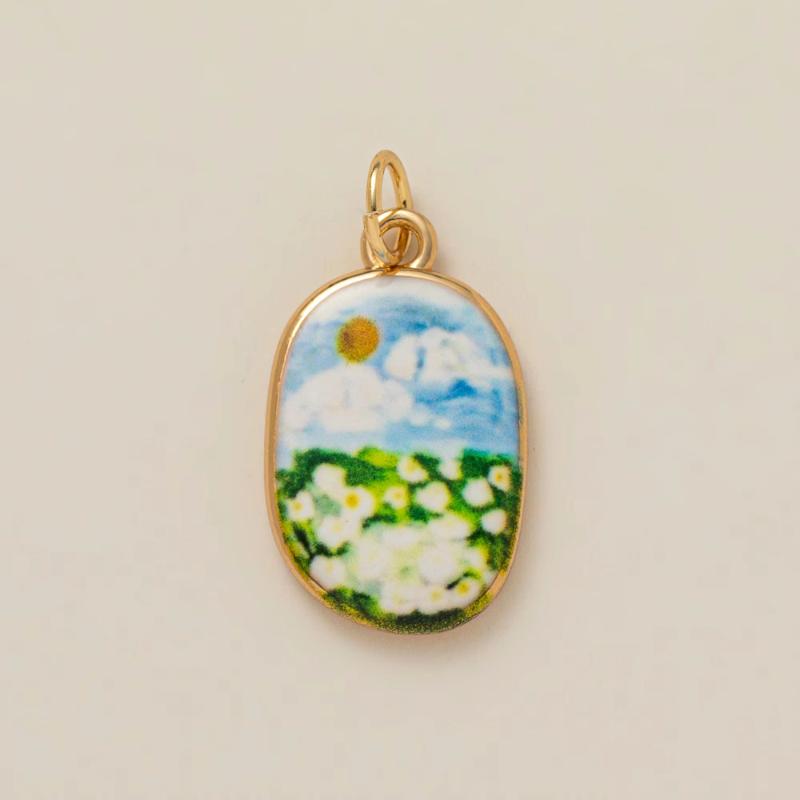 Pendentif Dopamine Coloré Avec Gouttes d'Huile Motif Mignon Crabe Fraise Coeur Coquillage Breloques Pendentif DIY Pour Fabrication de Bijoux