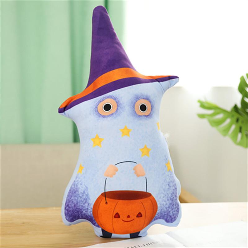 Pumpkin Plush Halloween Cushion Stuffed Toy Cartoon Doll Decorations Gift Kids
