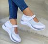 2022 Spring/Summer Women's Wedge Heel Velcro Casual Sports Shoes - Plus Size Available