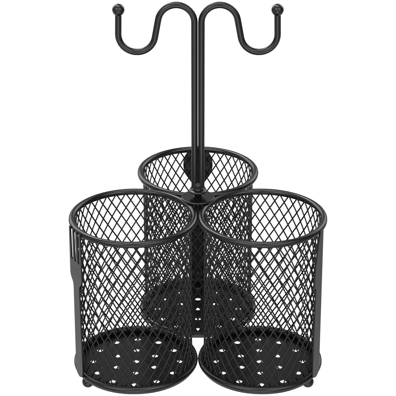 

Подставка для столовых приборов, держатель для хранения столовых приборов, кухонная столешница, органайзер для столовых приборов, металлический держатель для столовых приборов, стойка со сливным отверстием, НОВЫЙ чёрный