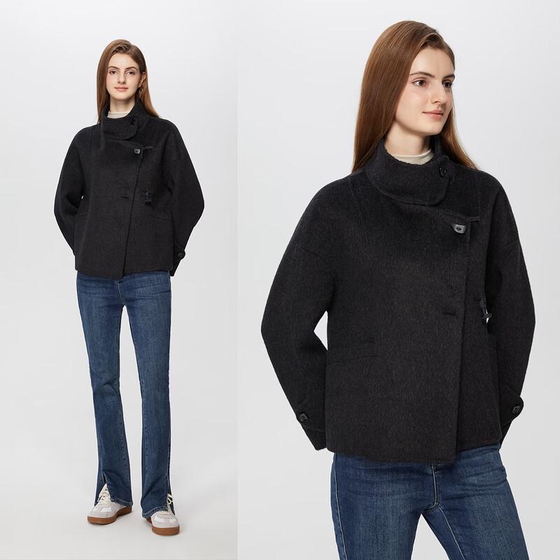 Women's Elegant Mid-Length Woolen Coat