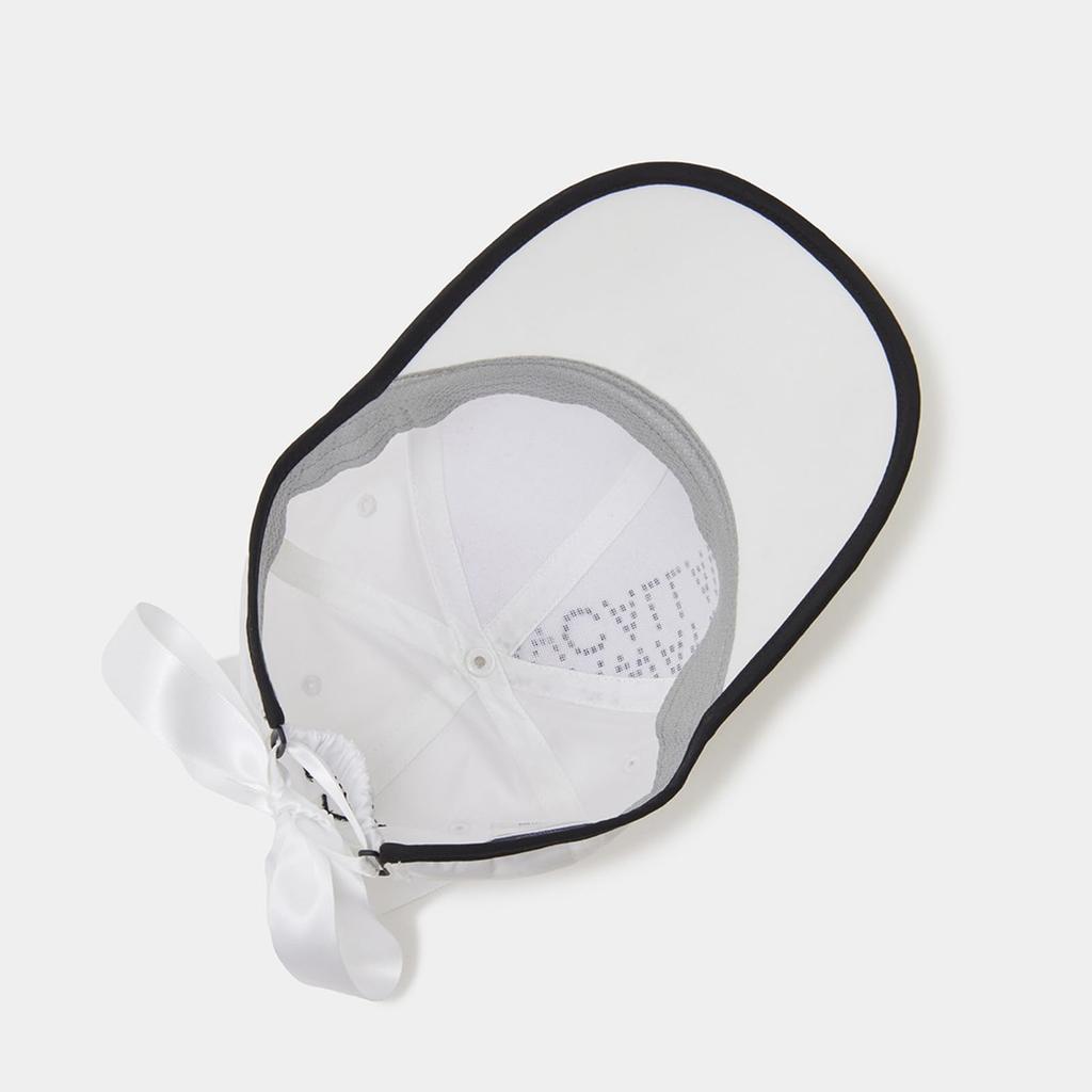 [Callaway] Women's Cap (with Ribbon On the Back, Size Adjustable)  Golf Hat  C24291202 1030White