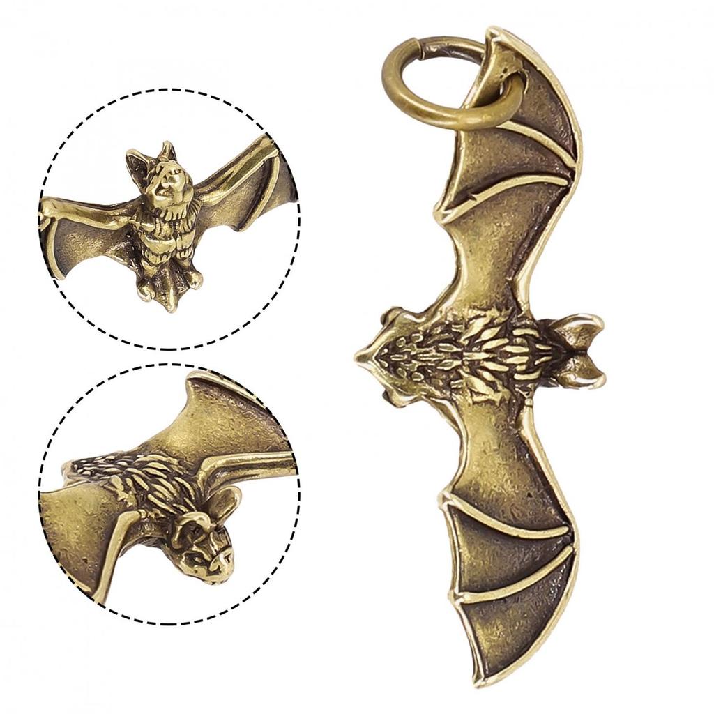 Brass Bat Chinese Feng Shui Animal Ornament Statue Home Decoration Ornament