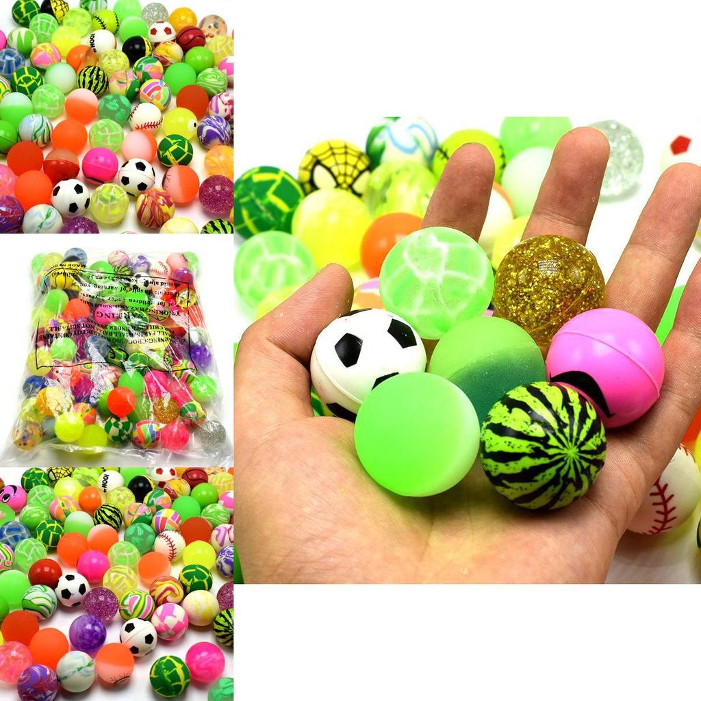 Classic 30mm Mixed Elastic Ball Toy With Magic Eyes Wholesale By Manufacturer