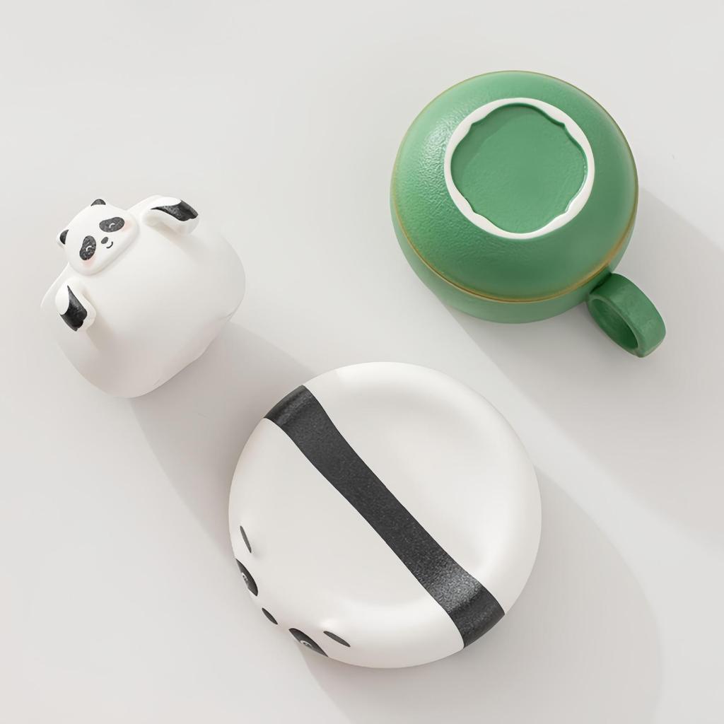 Panda Office Tea & Coffee Cup with Saucer Set - Chengdu Souvenir Gift