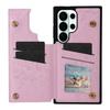 For Samsung Galaxy S26 Ultra Case Flower Leather TPU RFID Blocking Phone Cover Card Slots