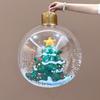 Thick PVC Giant Inflatable Christmas Ball Transparent Big Xmas Hanging Ball  Christmas Tree
