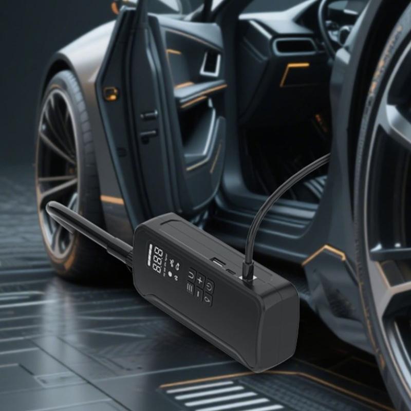 Multifunction Starting Device High Efficiency Tire Inflator Fast Inflation Air Compressor for Vehicle Outdoor Enthusiast