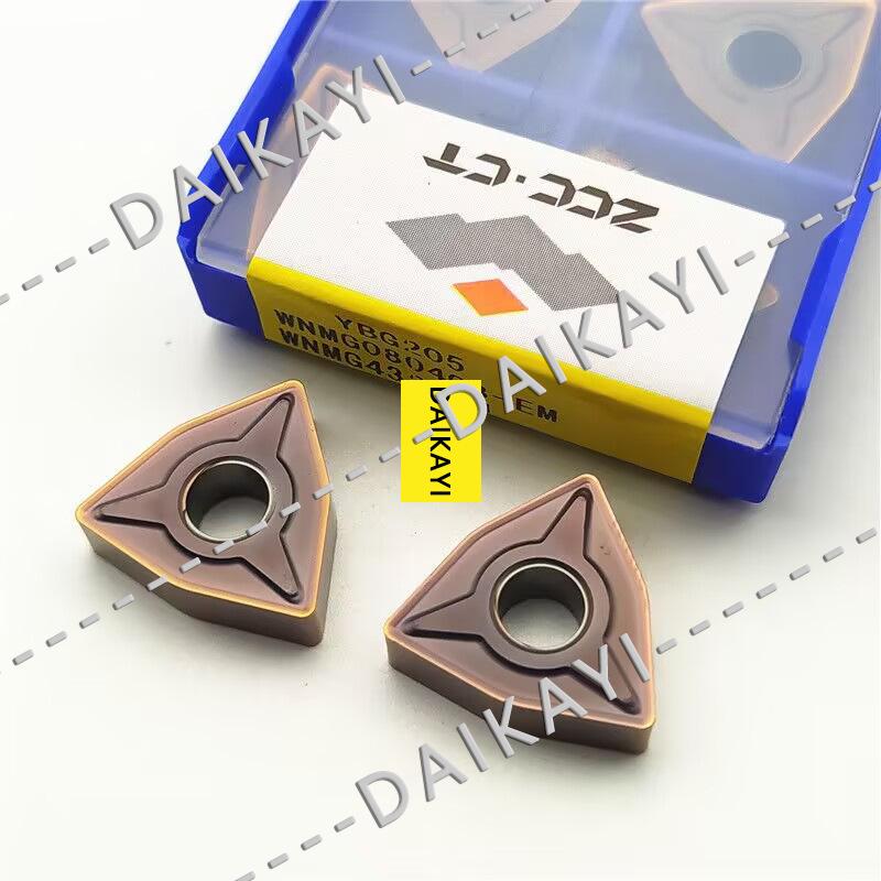 Zhuzhou Peach-shaped WNMG080404/080408-EM Turning Insert for Stainless Steel Machining