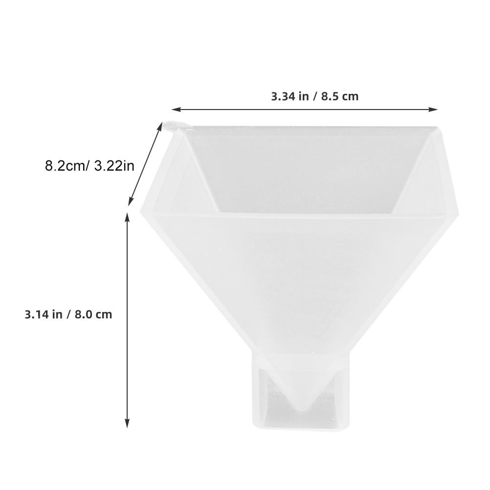 High Quality Silicone Pyramid Mold for Resin Making DIY Pyramid Shape Craft Mold for Epoxy Artwork and Desktop Ornament Projects