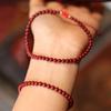 Natural Cinnabar Red Rope Bracelet Hand-knitted Lucky Design Simple Style Daily Casual Fashion Hand Jewelry Accessories