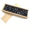 28 Pieces, 1 Set of Wooden Domino Board Games, Travel Fun Tabletop Games, Domino Toys