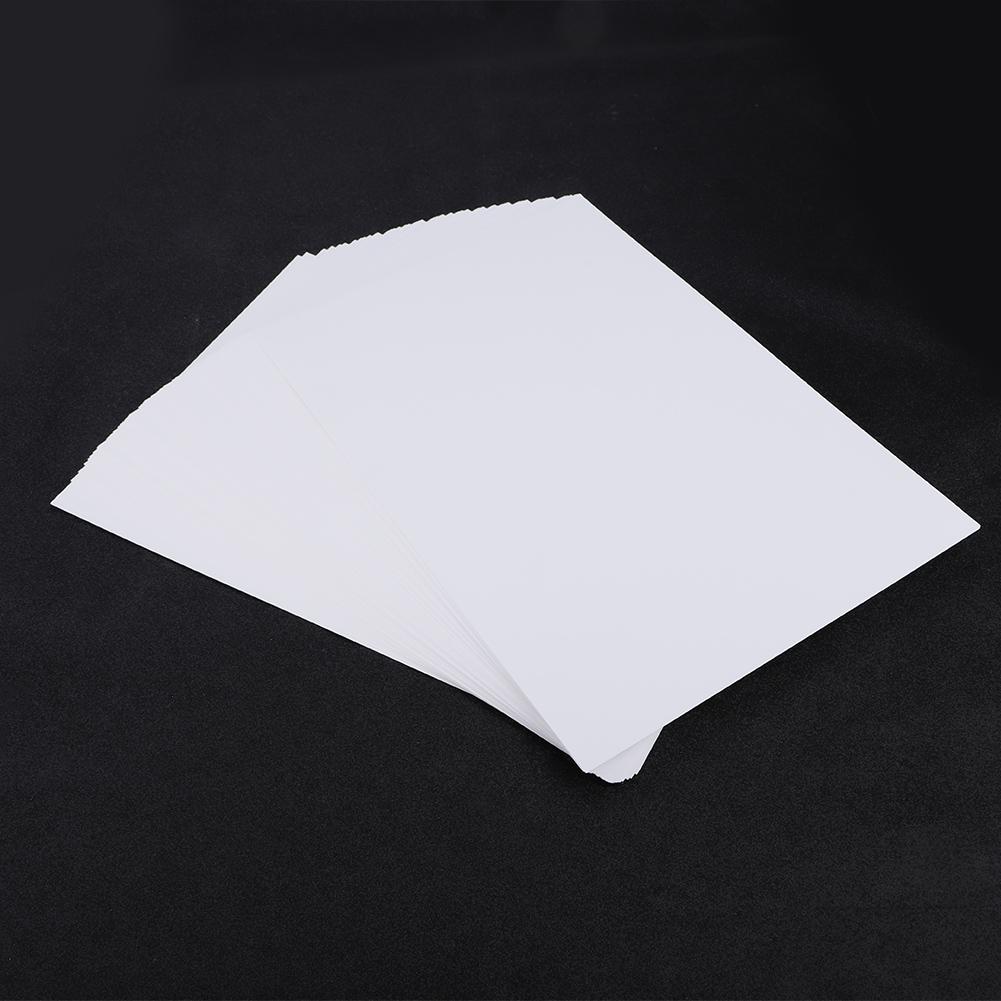 50 Sheets White Blank Paper   Hand Printed  Multipurpose Use
