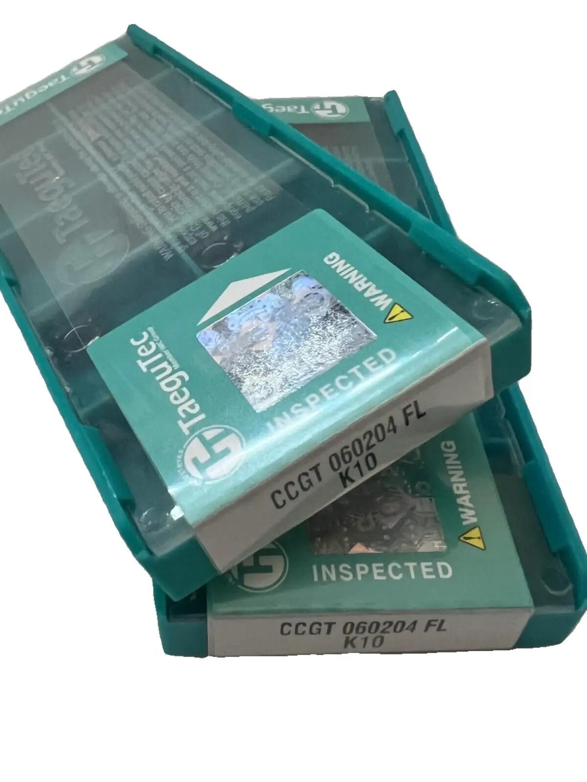 

TaeguTec / CCGT060204FL K10 /Original genuine CNC alloy blade 10 PCS