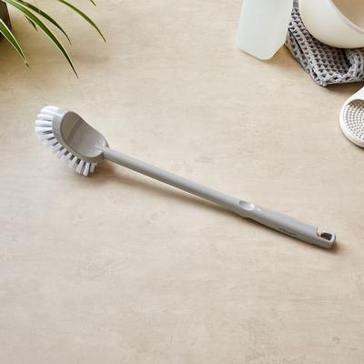 New Clean Long Handle Toilet Cleaning Brush Gray (Long Handle for Easy Cleaning In Deep places)_CL1