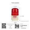 Dry Battery Flashing Alarm Strobe Light - LTD-5088 Magnetic Ceiling Police Warning Light