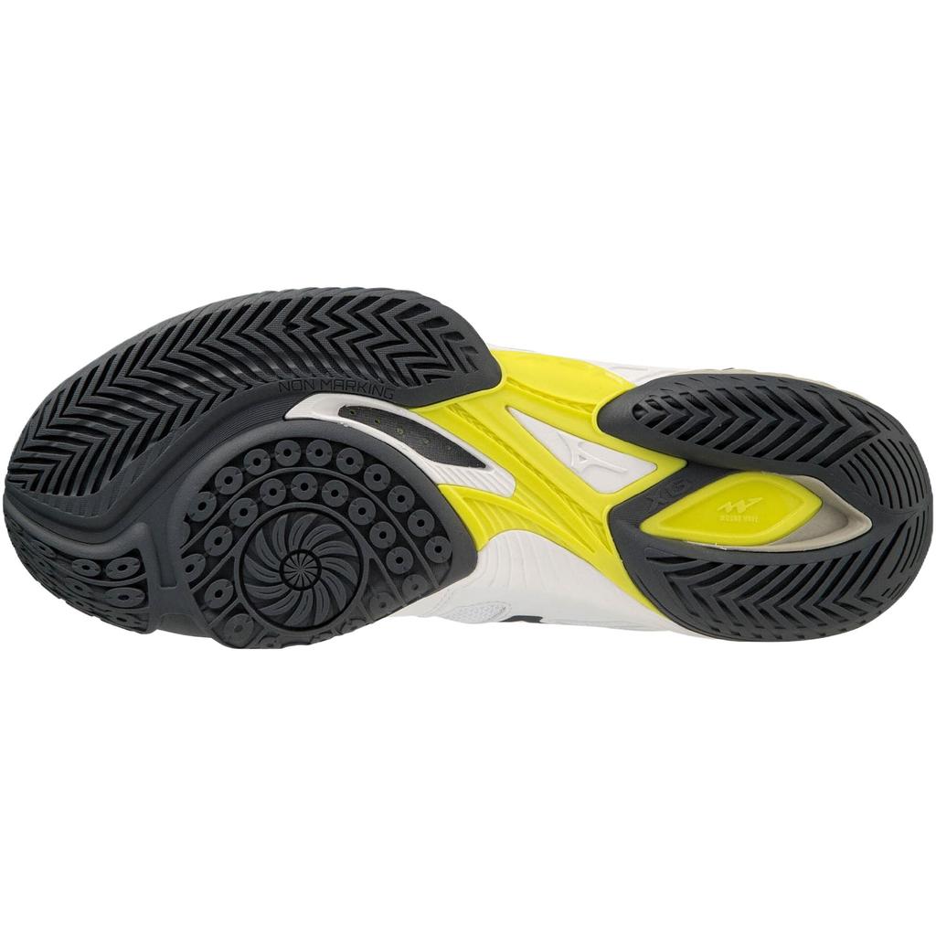 Mizuno Wave Claw EL 2 Series Fashion Versatile Trendy Comfortable Non-Slip Durable Mid-Top Badminton Shoes Unisex sneaker White 71GA228021