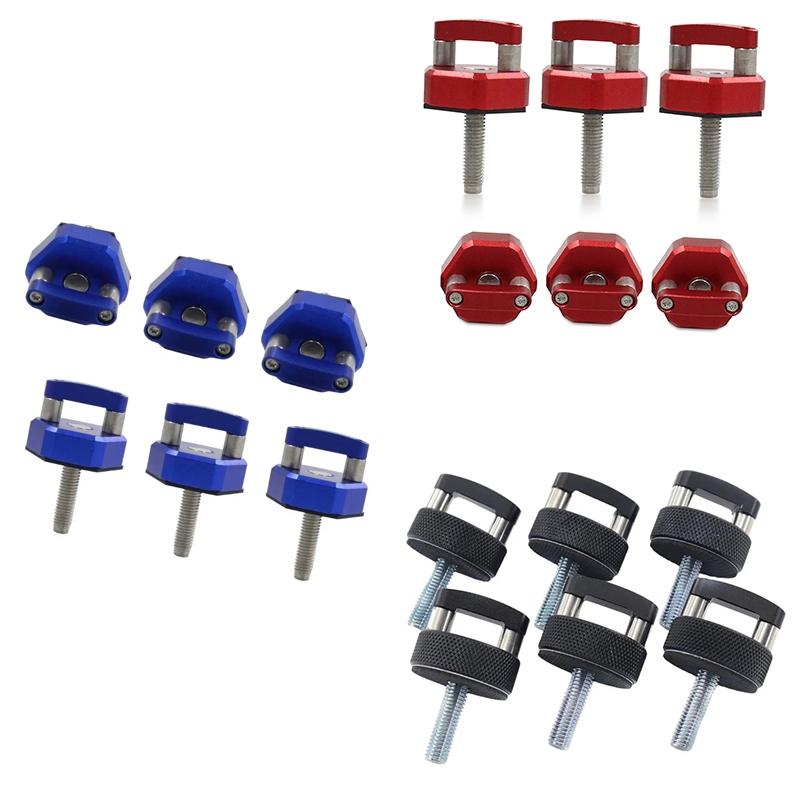 6PCS Car Hardtop Bolts Quick Removal Thumb Screw For Jeep Wrangler JK JKU JL JLU JT 2007-2025