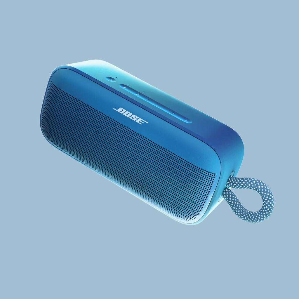 Bose SoundLink Plus Portable Bluetooth Speaker 20 Hours Long Battery Life Waterproof Dustproof Outdoor Blue