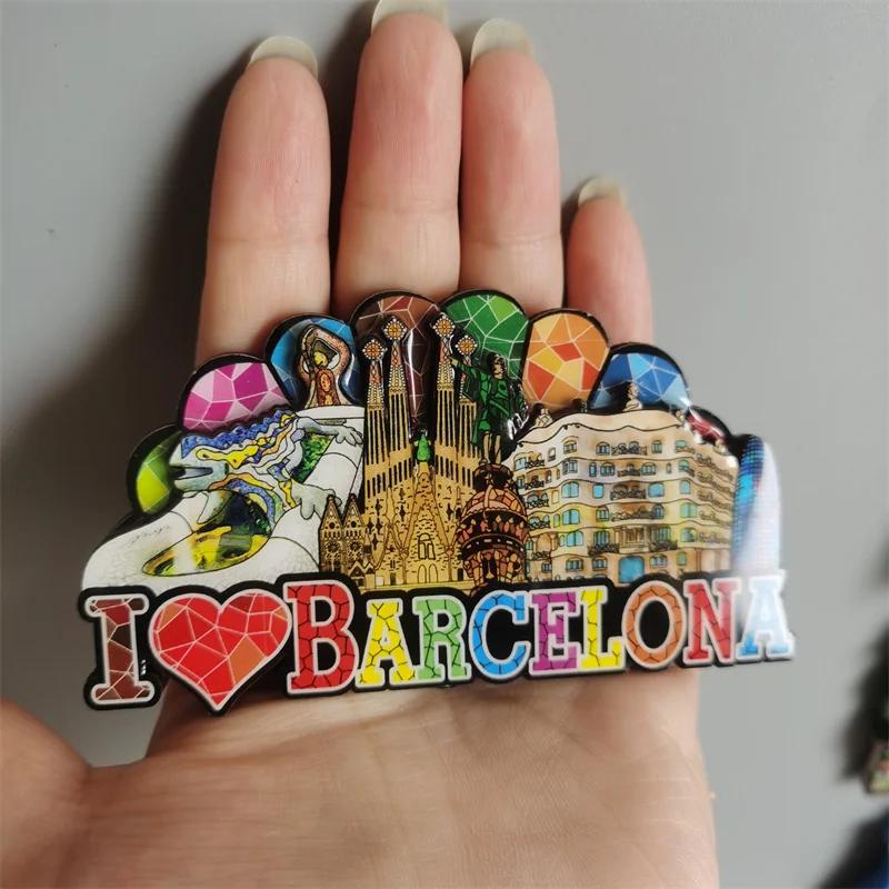 Norvegia IBIZA Barcelona Spania New York Seattle SUA Arabia Saudită Dubai Barcelona magnet de frigider din lemn decorare casă cadouri pentru prieteni
