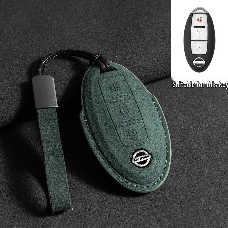 Nissan Car Key Cover for Altima, Sylphy (14th Gen), Qashqai, X-Trail, Tiida, Bluebird, Kicks, Tanlu, Loulan