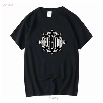 Gangstarr Logo T Shirt 1990 Hip Hop Tee Long or Short Sleeves Vintage Washed Stretched Designer Clothes Unisex Homme Streetwear