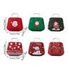 Christmas Tinplate Handbag Candy Box Gift Storage Box Biscuit Can Iron Can Home Hand Card Chocolate Packaging Storage Box