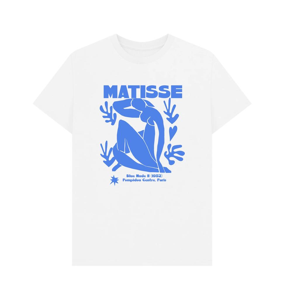 PREMIUM OFFICIAL APOH APOH Matisse Blue Nude White T-Shirt