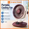 Xiaomi Desktop Fan Rechargeable Turbo Air Circulator 3 Speeds LED Display Quiet Portable Fan For Home Office Outdoor Camping