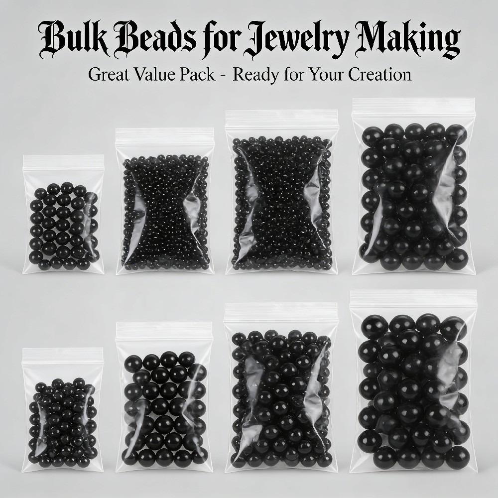 4/8/10 мм Классические Черные Свободные Бусины Обсидиан Оникс Бусины DIY Натуральный Камень Сияющий Защита от Зла Украшения для Мужчин и Женщин 4mm-90PCS