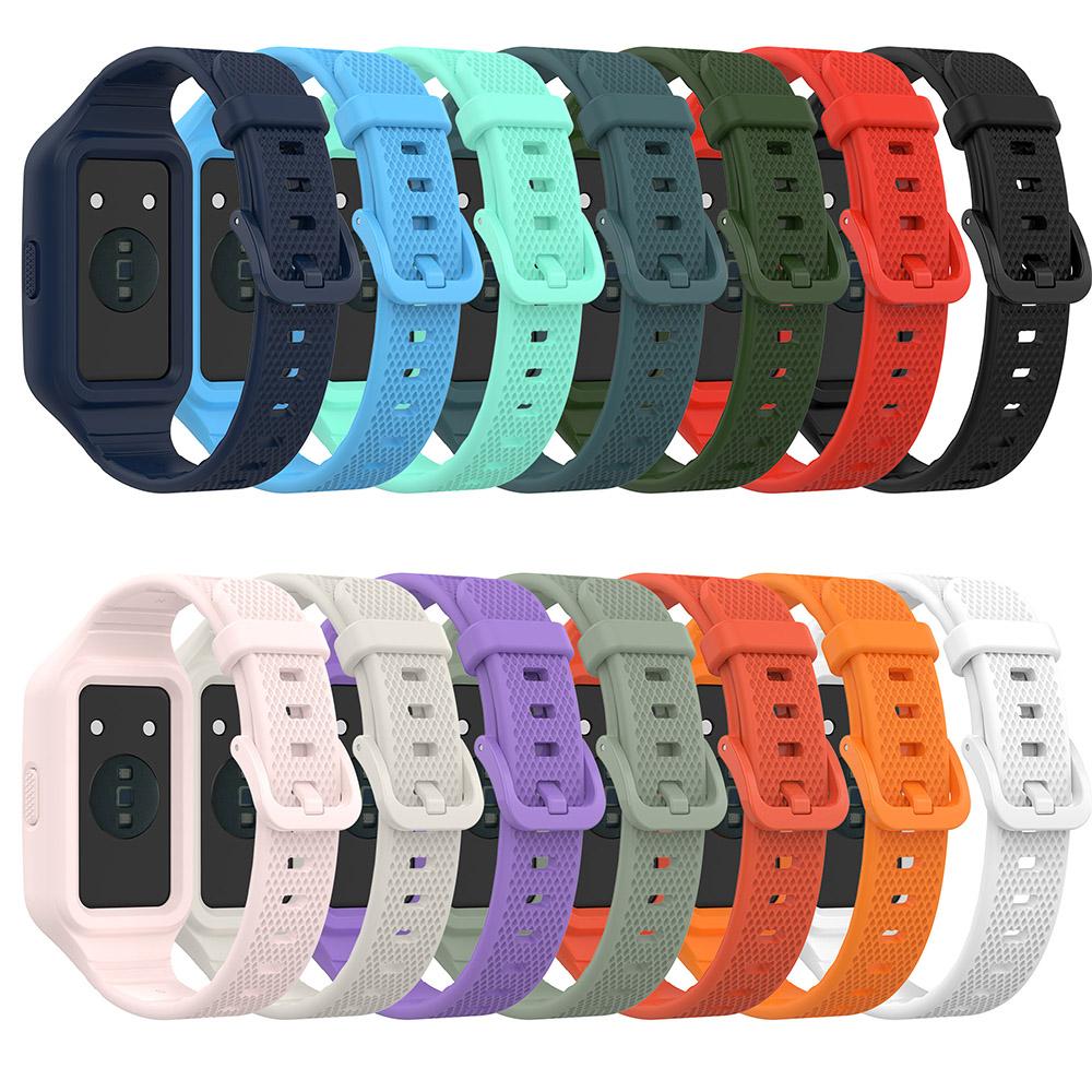 Sport Soft Silicone Wristband For Huawei Band 8 7 6 Strap Bracelet Colorful Strap For Huawei Band 9 Smart WatchBand Replacement