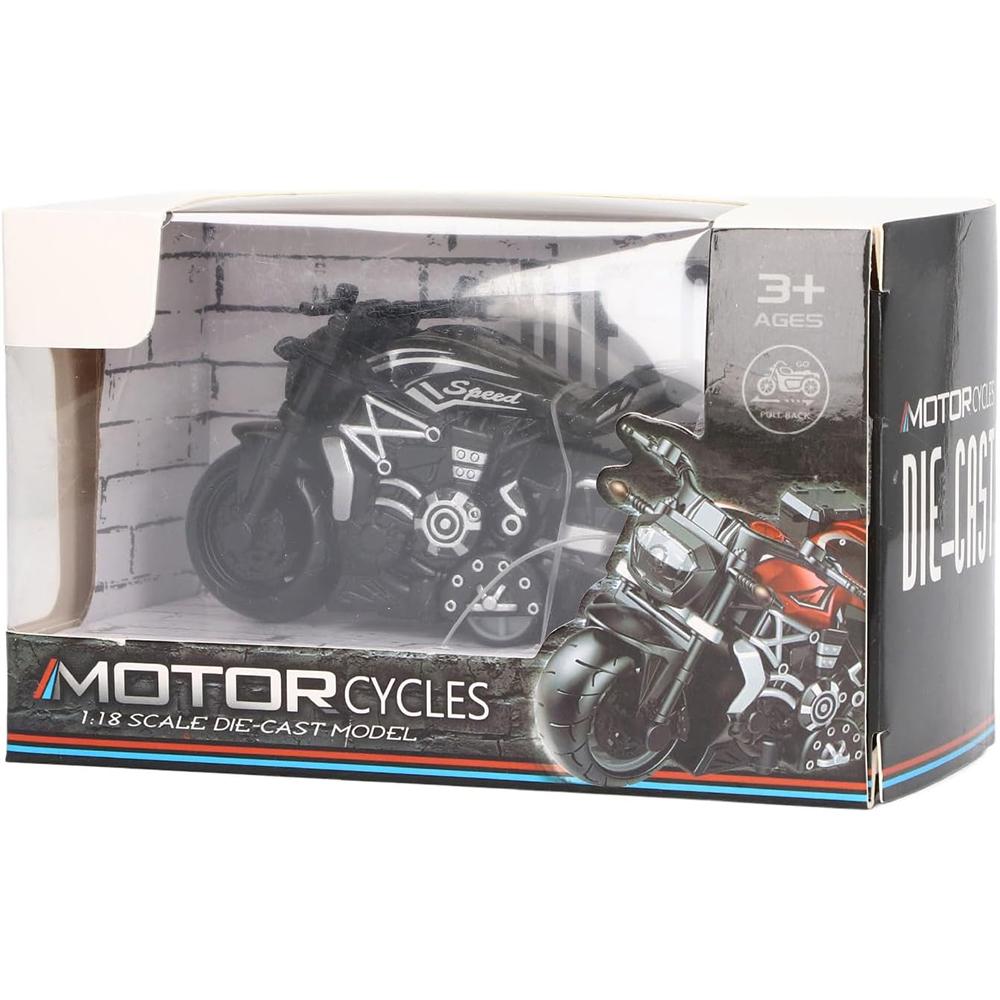 DUCATI SPEED Racing Motorcycles Toys, Motorcycle Model Outdoor Pulling Device Simulation