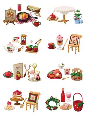 Petit Sample Series Country Strawberry Cafe On the Hill 1 Box H115mm X W70mm X D50mm PVC Re-Ment