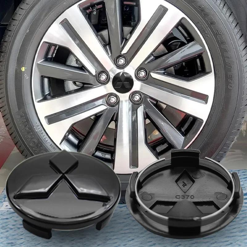 vdpc7 4pcs 60mm Car Wheel Center Cap Logo Hub Badge Rim Cover Auto Accessories For Mitsubishi Outlander Lancer Eclipse Mirage Ralliart