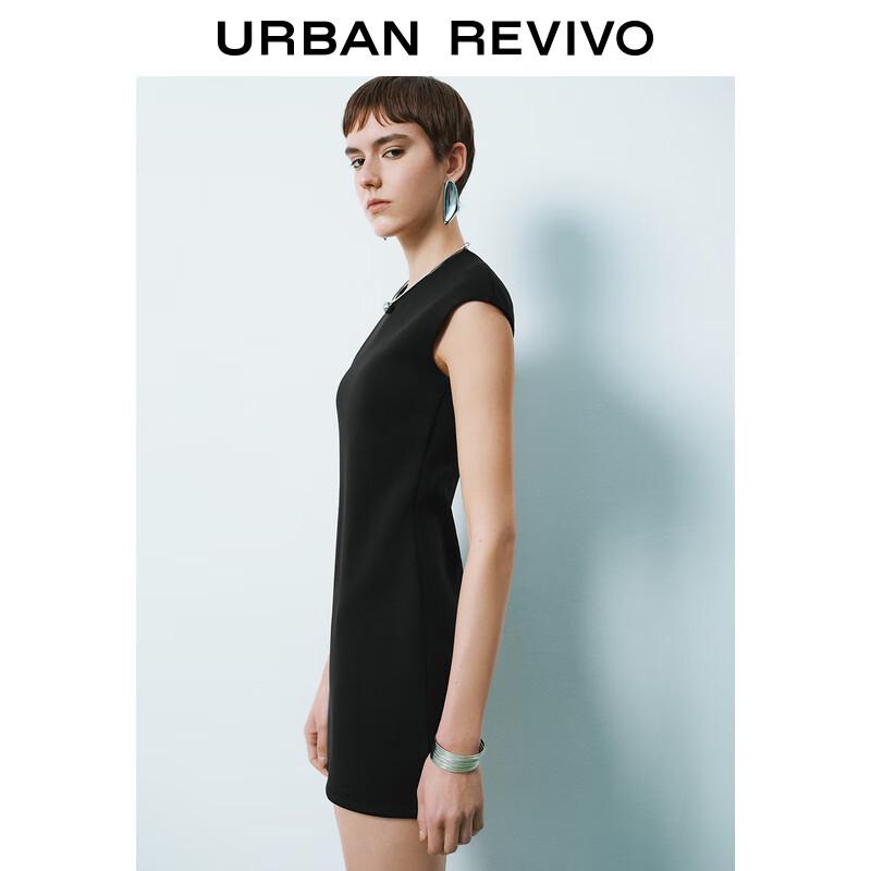 UR Women's Simple Elegant Back Zipper Slim Dress