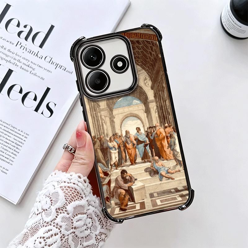 Renaissance Ästhetik Kunst Malerei Weiche Handyhülle Für Xiaomi Redmi Note 14 15 Pro Plus 13 12 11S 11T 5G 10 9S 9 Beschichtung Anti-F