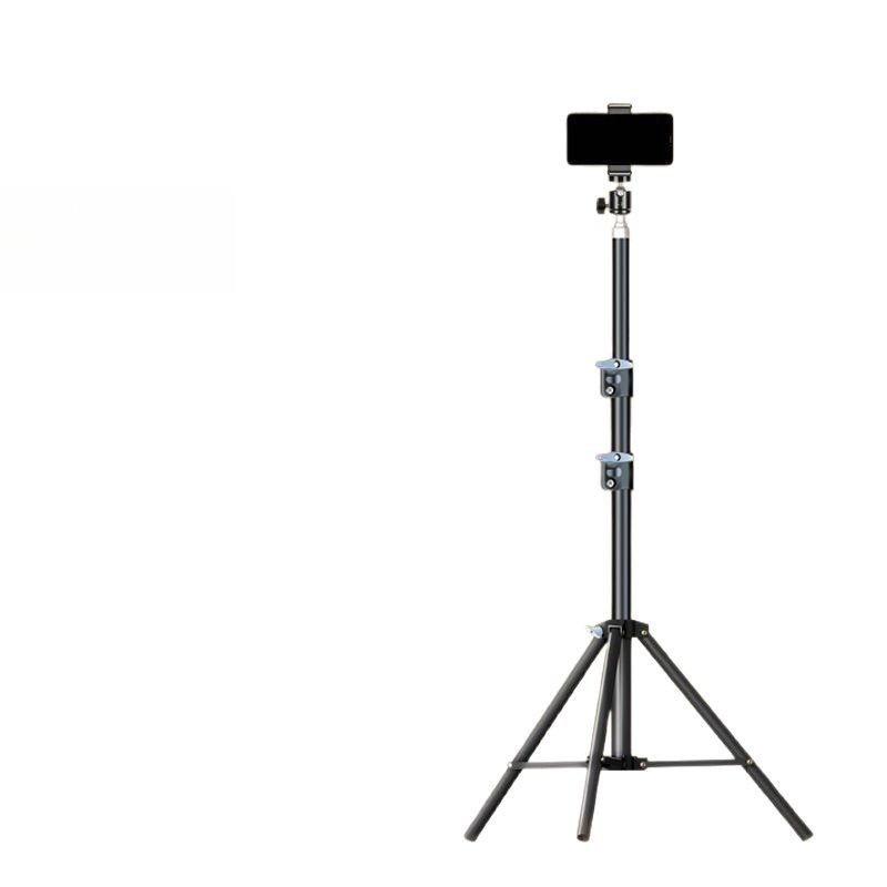 Treppiede per Live Streaming con Doppio Telefono Cellulare con Supporto Multi-Angolo e Luce di Riempimento per Fotografia e Trasmissioni all'Aperto