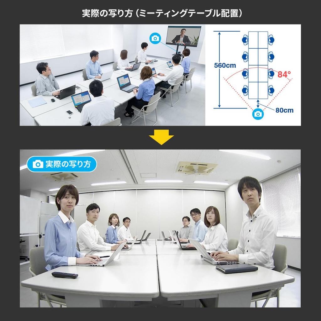 Sanwa Supply Conference Camera with 3x Zoom CMS-V50BK