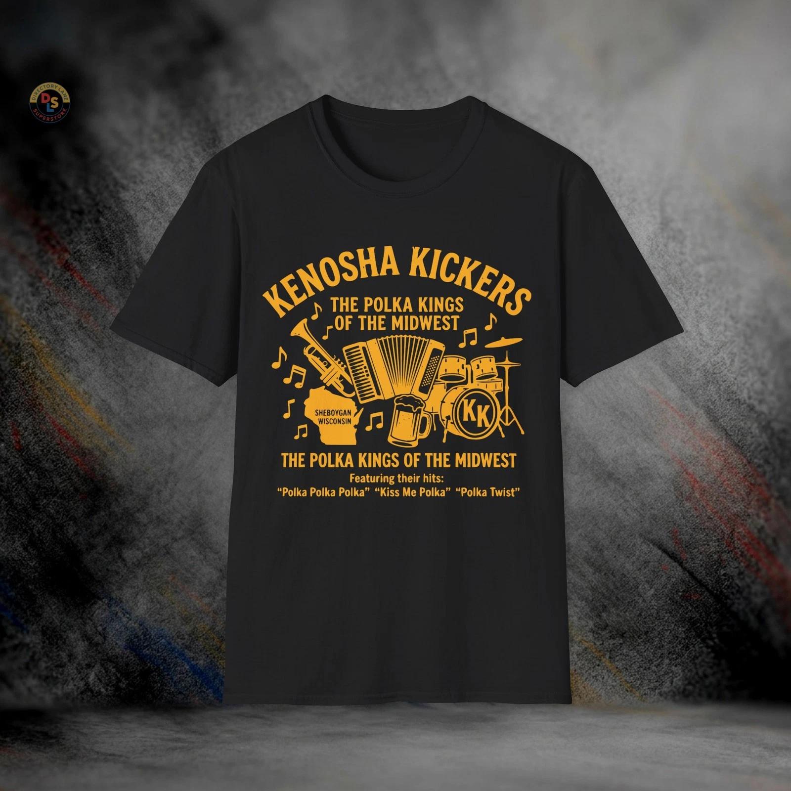 Kenosha Kickers Polka Kings of the Midwest Home Alone T-Shirt | Softstyle Tee M