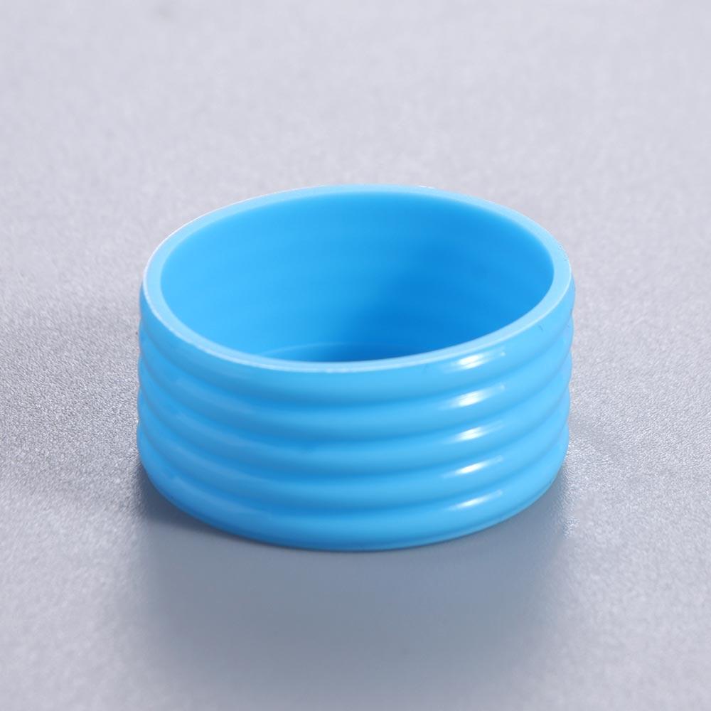 4 Pcs Silicone Rubber Tennis Racket Grip Stretchy Racket Handle Rubber Ring  Universal