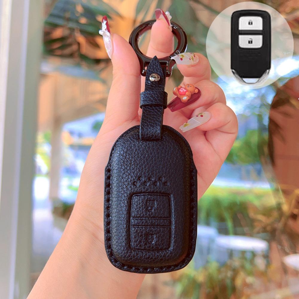 Handmade for Honda Accord Key Cover Genuine Leather Civic Key Case Car Accessories